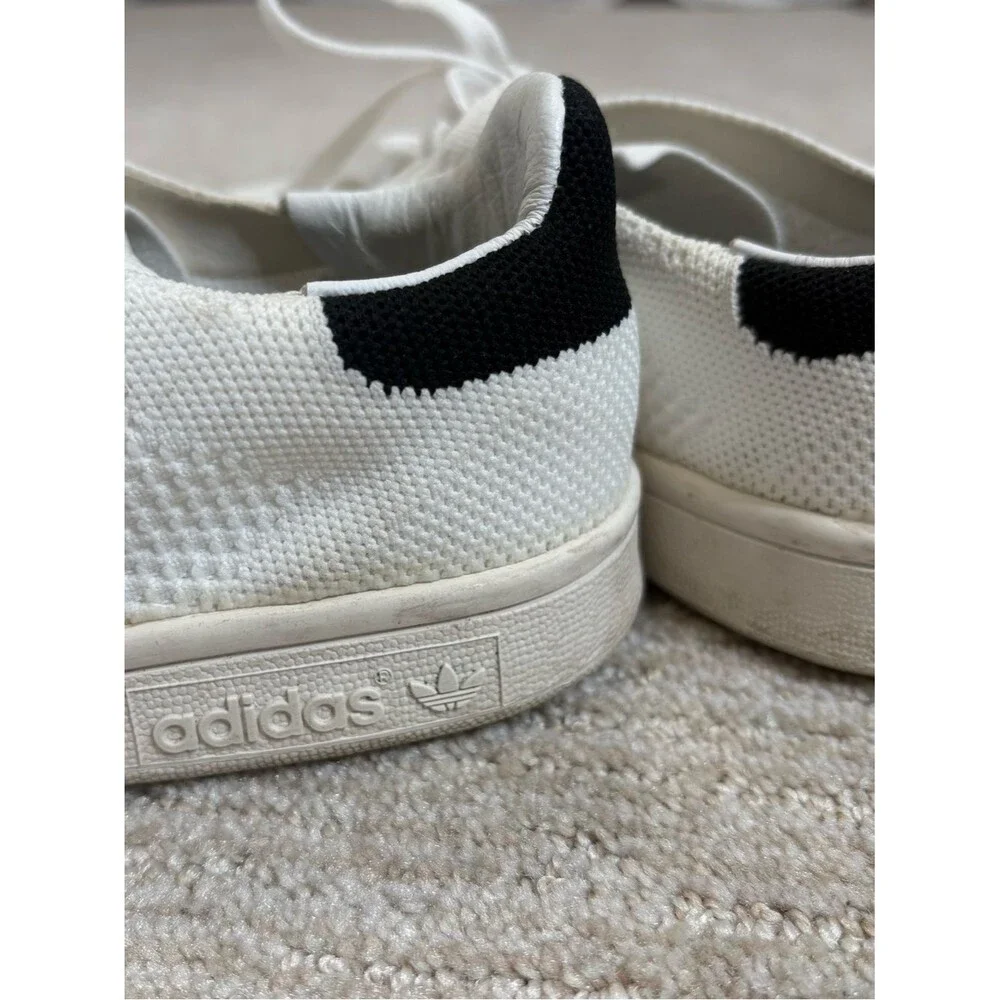 Adidas Originals Stan Smith Primeknit Low Top Court Sneakers White Youth Kids 4